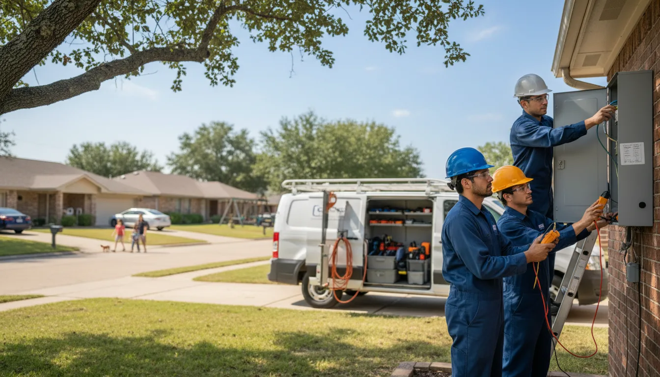 Certified electrician providing emergency electrical services in Manila, AR